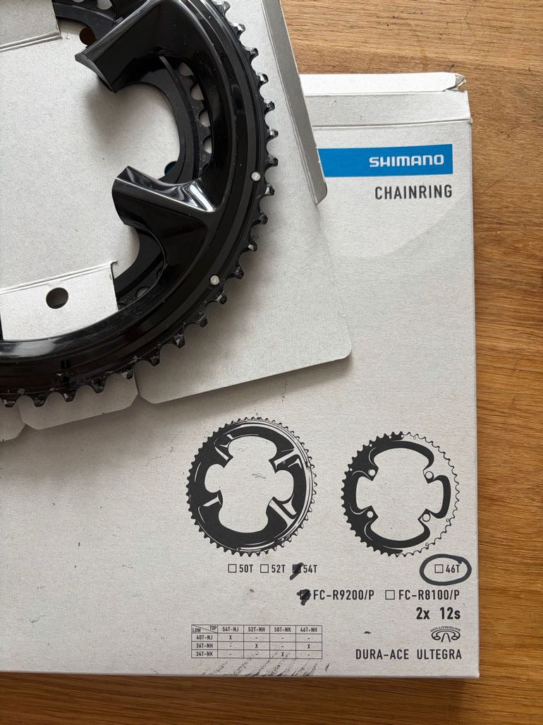 Tweedehands Shimano Dura Ace R9200 Chainrings 2026 bike — afbeelding 3 van 3