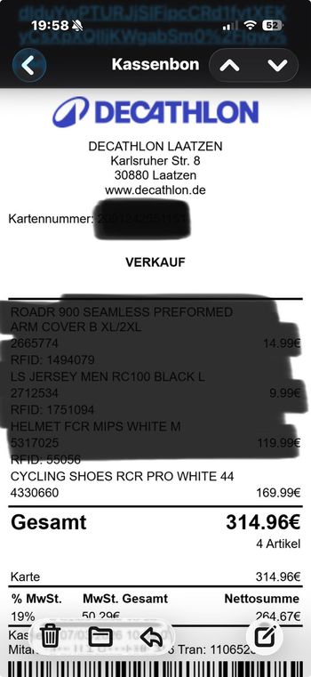 Used Van Rysel RCR-R Weiß Gr.44 2026 bike — image 6 of 6