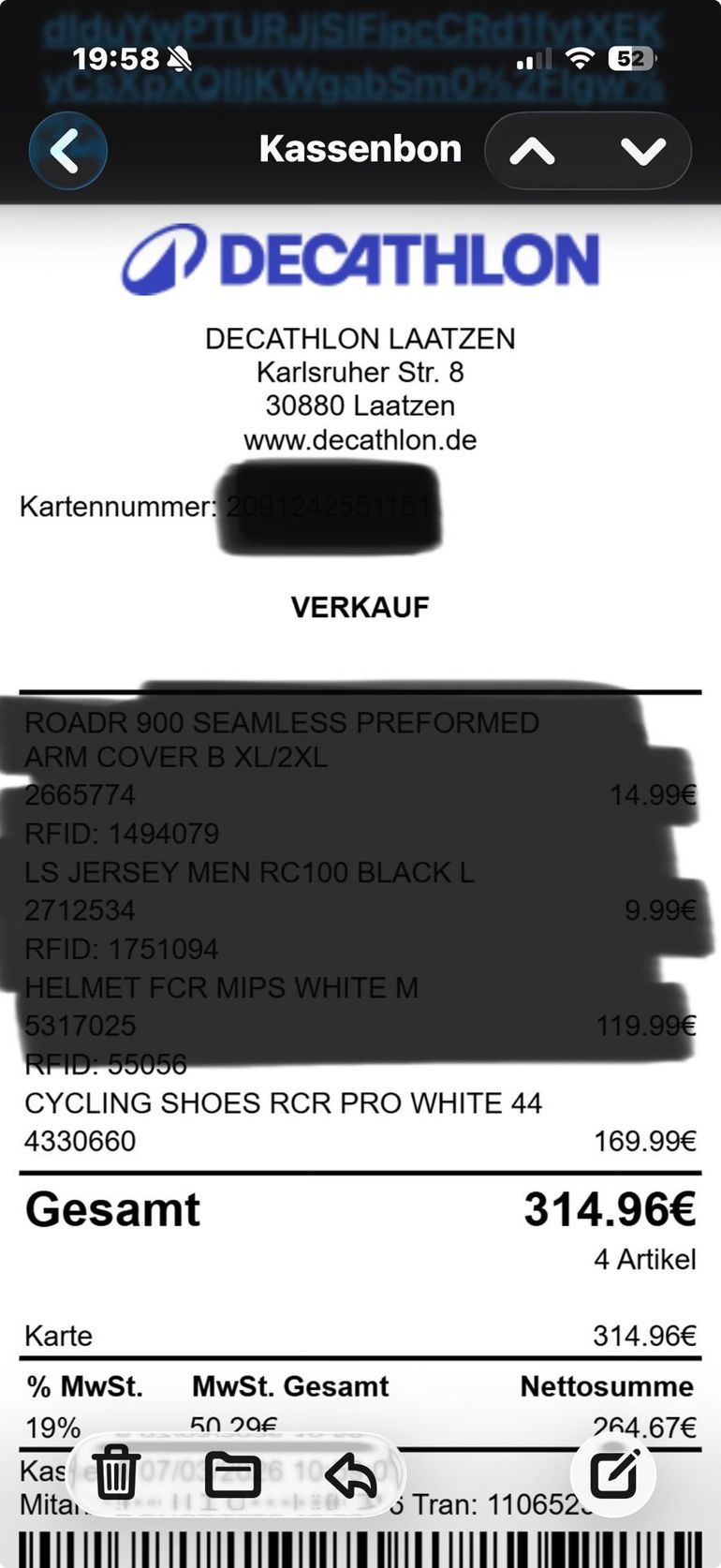 Used Van Rysel RCR-R Weiß Gr.44 2026 bike — image 6 of 6
