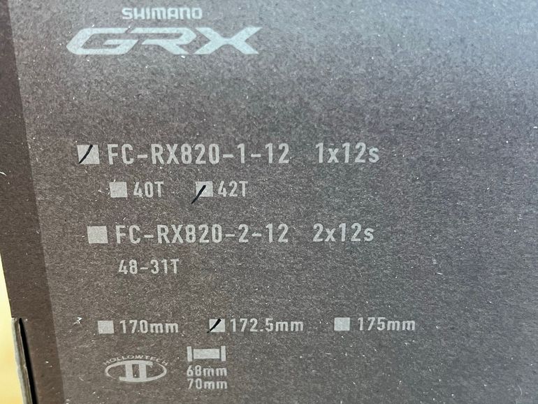 Brugt Shimano GRX 820 Gruppe 1x12 2025 bike — billede 9 af 9