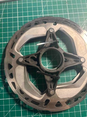 Used Shimano RT MT800 160mm bike