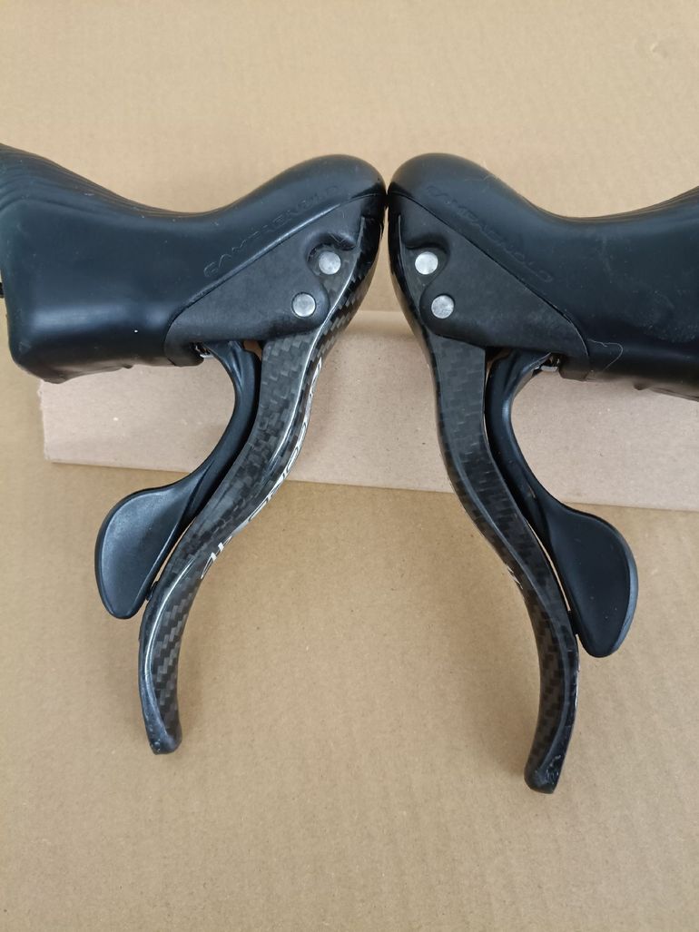 Brugt Campagnolo 11 Fach Record Bremshebel bike — billede 3 af 4