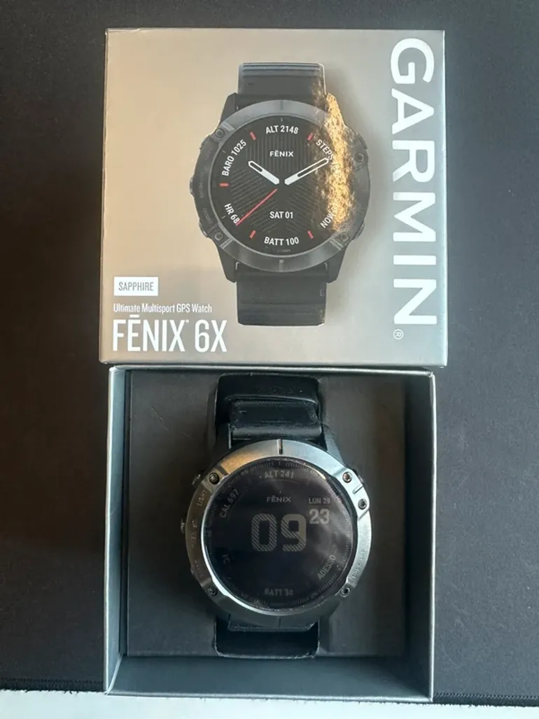 Garmin fenix 6x pro sapphire bike de segunda mano — imagen 2 de 4