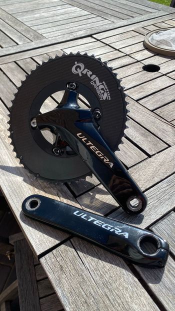 Used Rotor Qrings Qarbon 53/38 bike