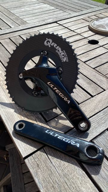 Używany Rotor Qrings Qarbon 53/38 Drivetrain & Pedals