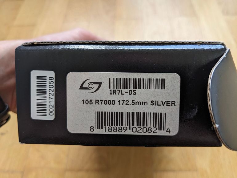 Used Stages 105 R7000 172.5mm Left Crank Arm Power Meter Silver 2023 bike — image 3 of 3