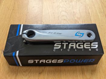 Used Stages 105 R7000 172.5mm Left Crank Arm Power Meter Silver 2023 bike