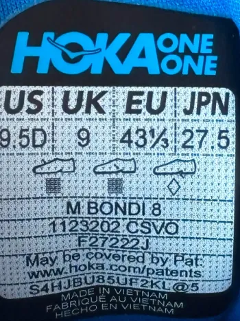 Hoka Bondi 8 bike d'occasion — image 9 sur 10