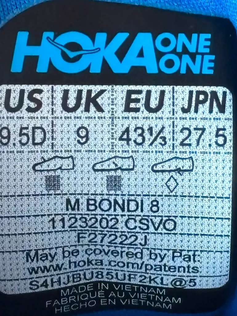 Hoka Bondi 8 bike d'occasion — image 9 sur 10