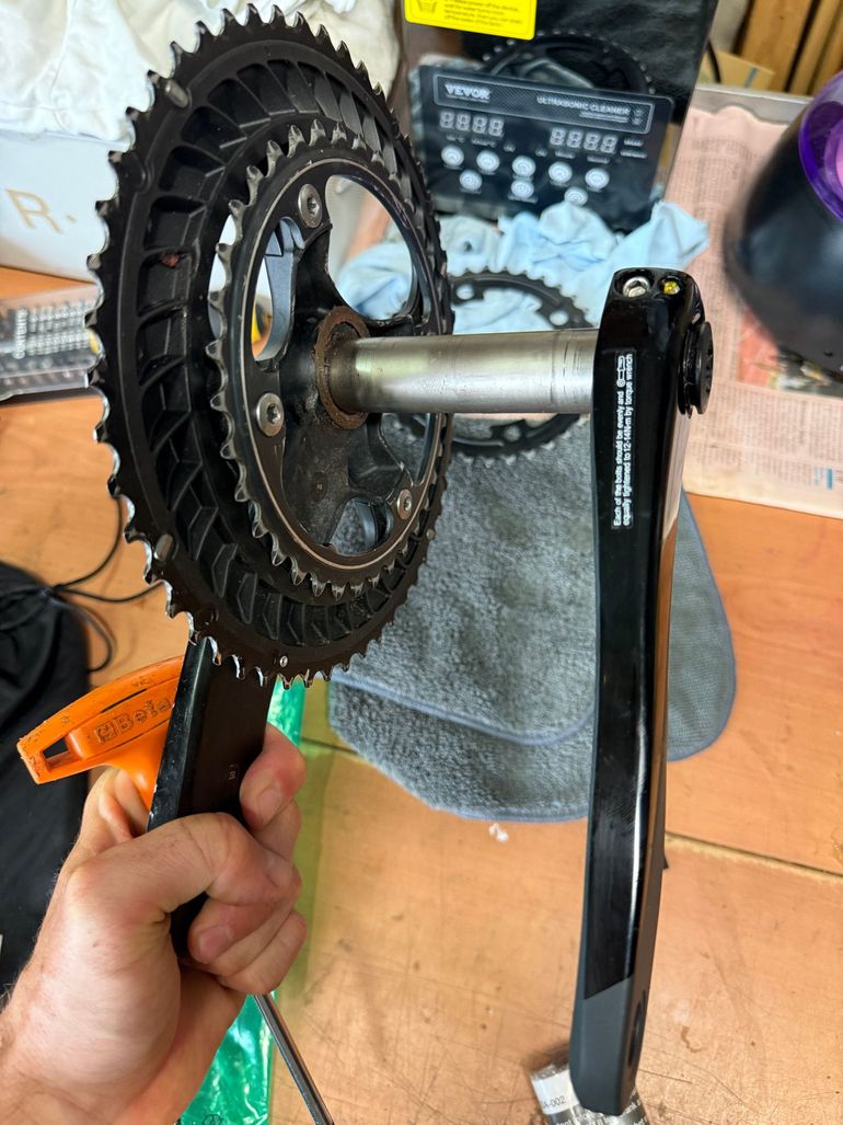 Used Shimano 105 R7000 Crankset 2023 bike — image 4 of 5