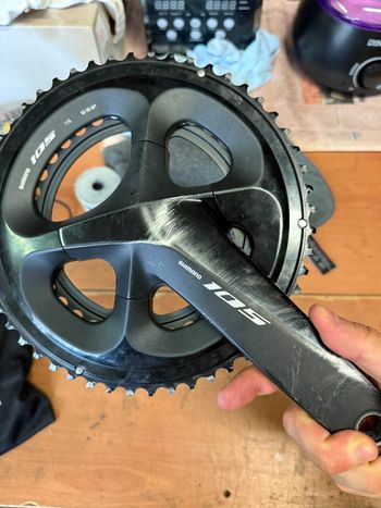 Used Shimano 105 R7000 Crankset 2023 bike — image 2 of 5