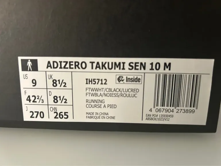 Scarpa Adizero Takumi Sen 10 bike d'occasion — image 2 sur 10