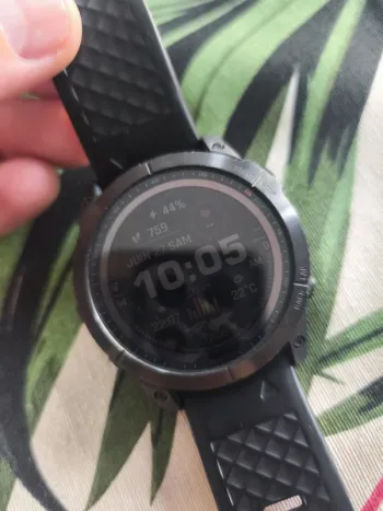 Garmin Fenix 7X Sapphire Solar bike d'occasion — image 3 sur 4