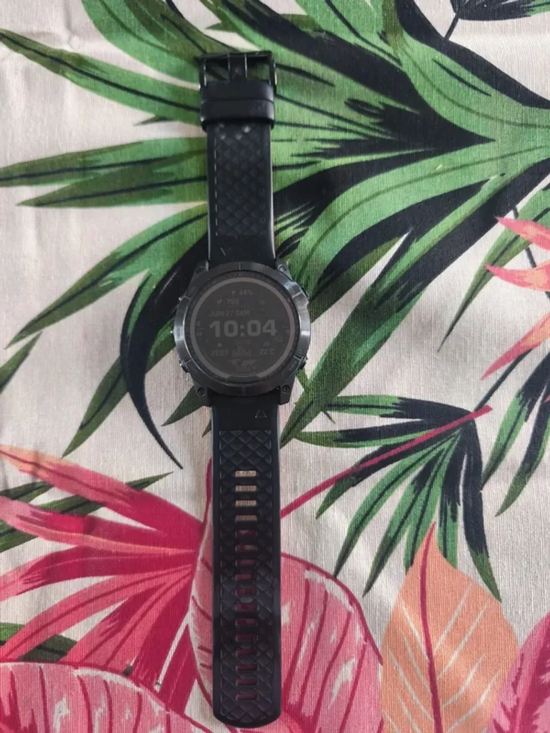 Garmin Fenix 7X Sapphire Solar bike d'occasion — image 1 sur 4