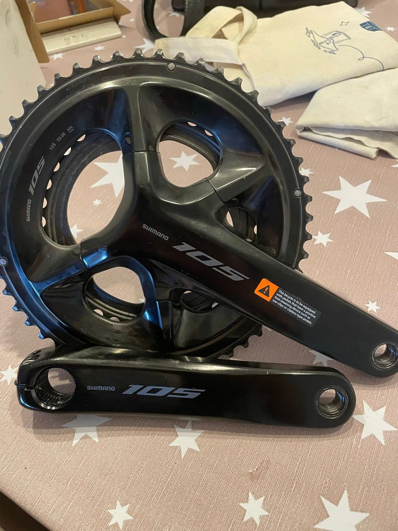Used Shimano 105 Chainrings 52/36, Crank 170mm 2025 Drivetrain & Pedals