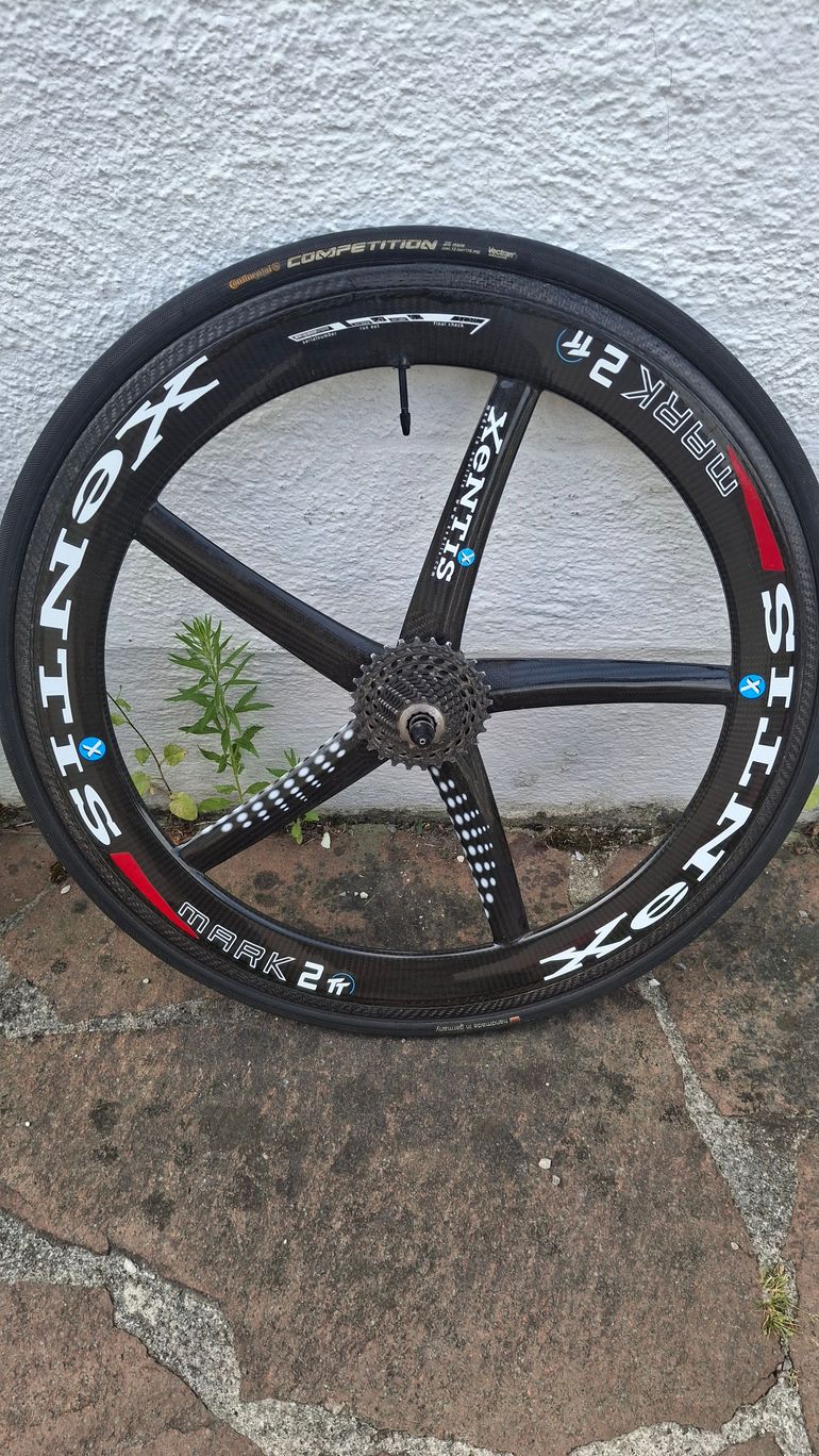 XENTIS Mark 2 TT Carbon Tubular Wheelset bike d'occasion — image 2 sur 7