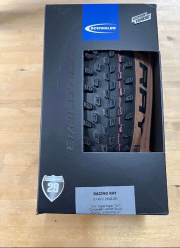 Used Schwalbe Racing Ray 29x2, 25 Tyres & Tubes
