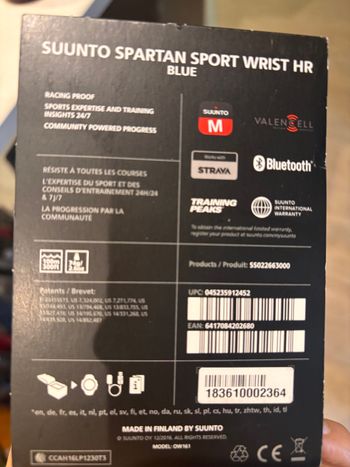 Used Suunto Spartan Sport GPS Watch bike