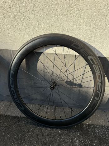Used Cadence Carbon tubular wheelset disc bike — image 5 of 6