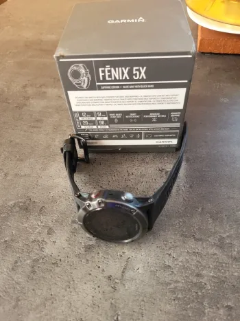 Garmin Fenix 5X Sapphire bike d'occasion — image 2 sur 5