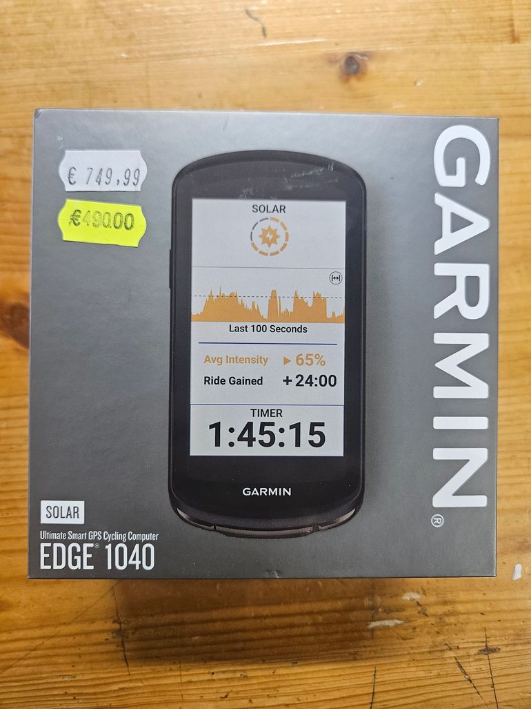 Garmin Edge 1040 Solar GPS Bike Computer bike d'occasion — image 1 sur 4