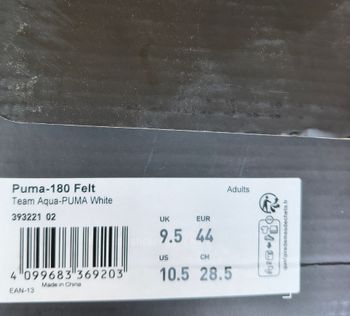 Used Puma 180 Reflect Uomo Viola/Nero Tg 44 bike — image 5 of 6