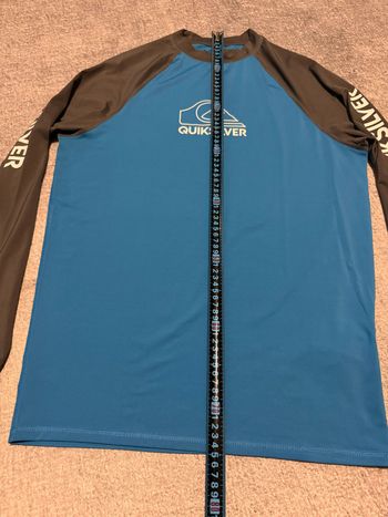 Używany Quiksilver Rashguard Langarm Blau/Grau XL bike — zdjęcie 7 z 9