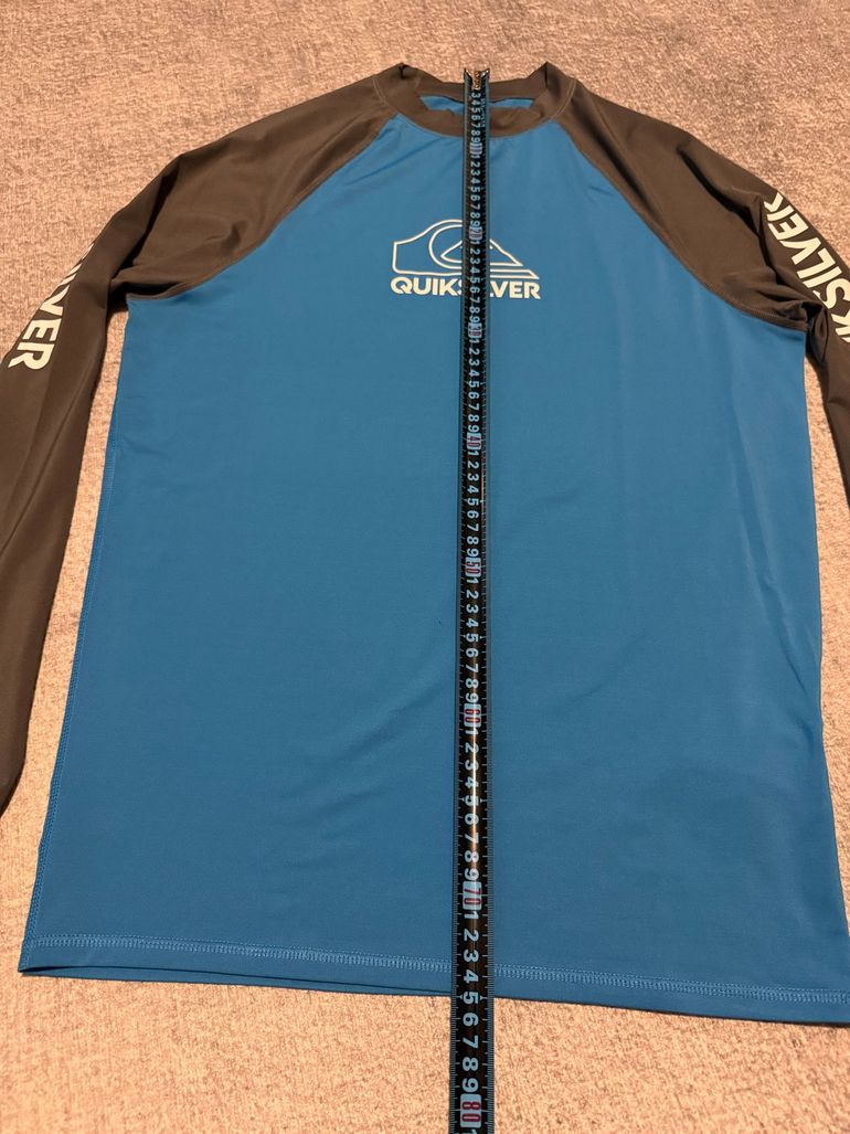 Używany Quiksilver Rashguard Langarm Blau/Grau XL bike — zdjęcie 7 z 9