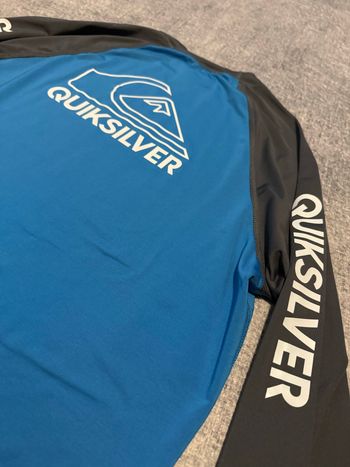 Używany Quiksilver Rashguard Langarm Blau/Grau XL bike