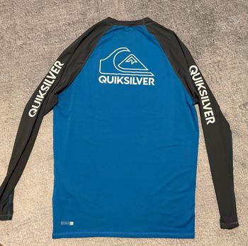Używany Quiksilver Rashguard Langarm Blau/Grau XL bike — zdjęcie 2 z 9