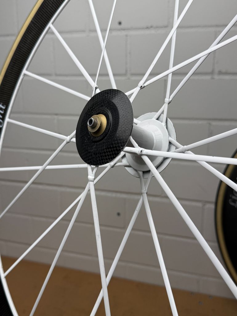 Lightweight Standard 3, Special White Edition 20/20, 11fach Shimano, Tubular bike d'occasion — image 14 sur 19
