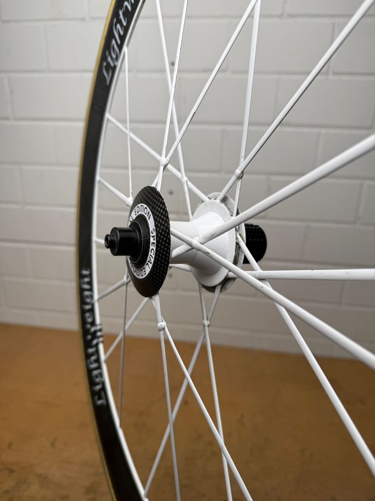 Lightweight Standard 3, Special White Edition 20/20, 11fach Shimano, Tubular bike d'occasion — image 8 sur 19
