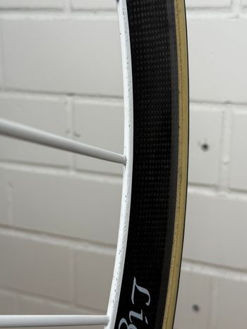 Lightweight Standard 3, Special White Edition 20/20, 11fach Shimano, Tubular bike d'occasion — image 12 sur 19