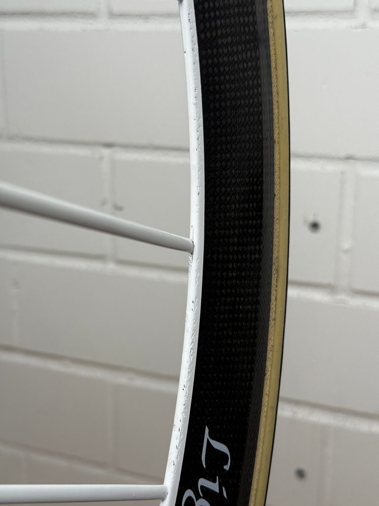Lightweight Standard 3, Special White Edition 20/20, 11fach Shimano, Tubular bike d'occasion — image 12 sur 19