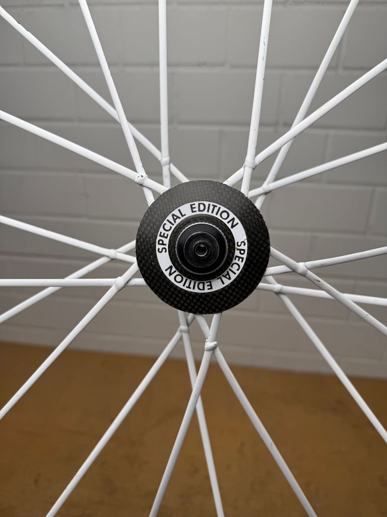 Lightweight Standard 3, Special White Edition 20/20, 11fach Shimano, Tubular bike d'occasion — image 7 sur 19