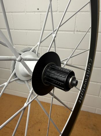 Lightweight Standard 3, Special White Edition 20/20, 11fach Shimano, Tubular bike d'occasion — image 19 sur 19
