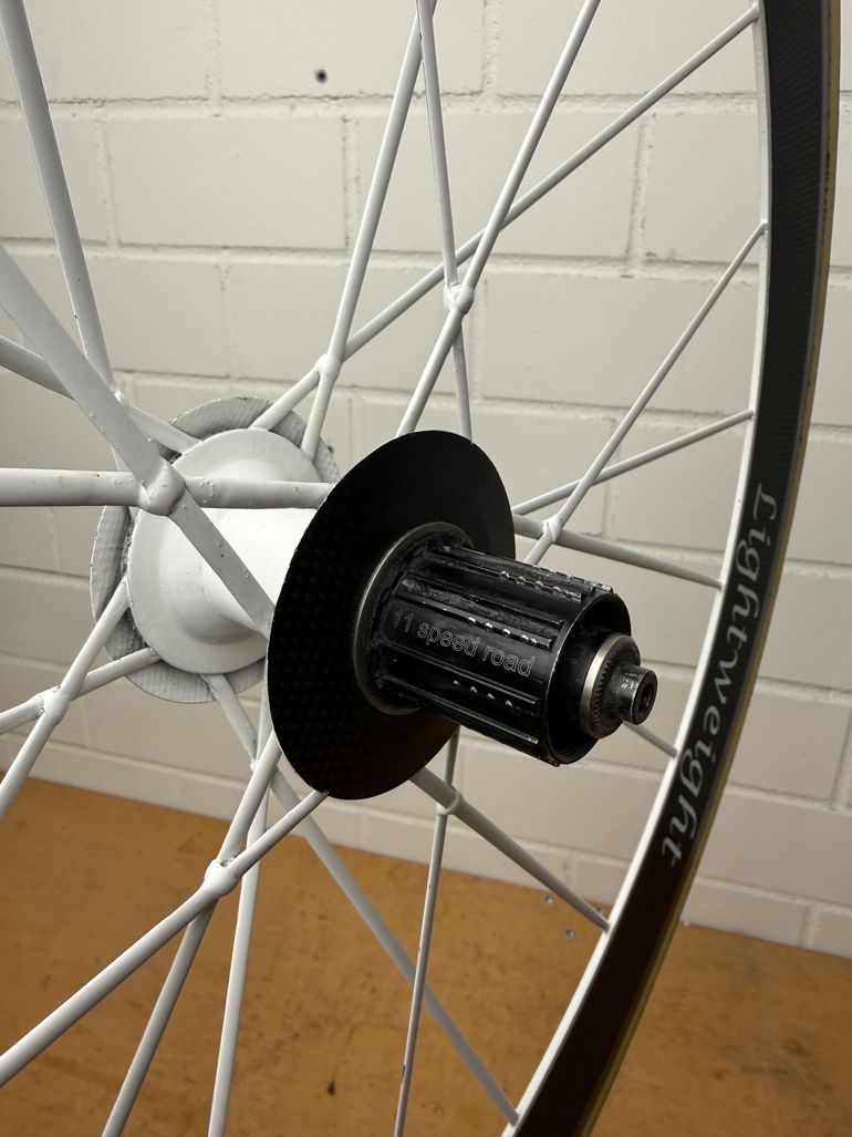 Lightweight Standard 3, Special White Edition 20/20, 11fach Shimano, Tubular bike d'occasion — image 19 sur 19