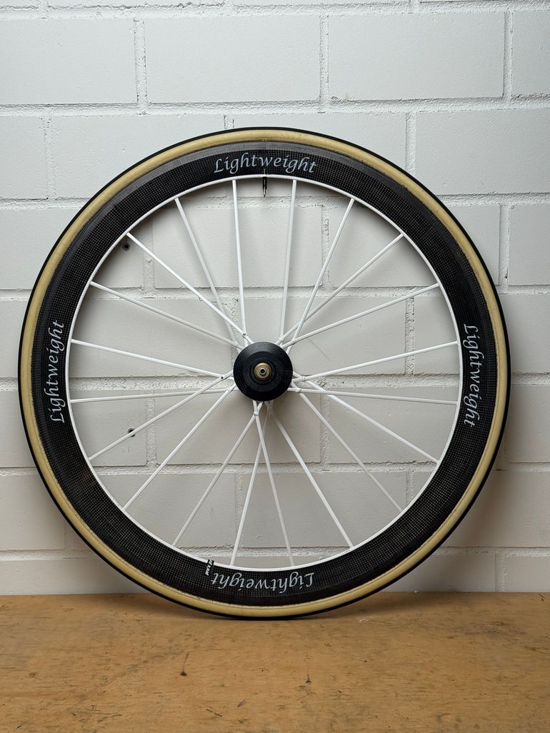 Lightweight Standard 3, Special White Edition 20/20, 11fach Shimano, Tubular bike d'occasion — image 4 sur 19