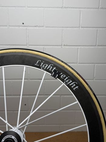 Lightweight Standard 3, Special White Edition 20/20, 11fach Shimano, Tubular bike d'occasion — image 16 sur 19