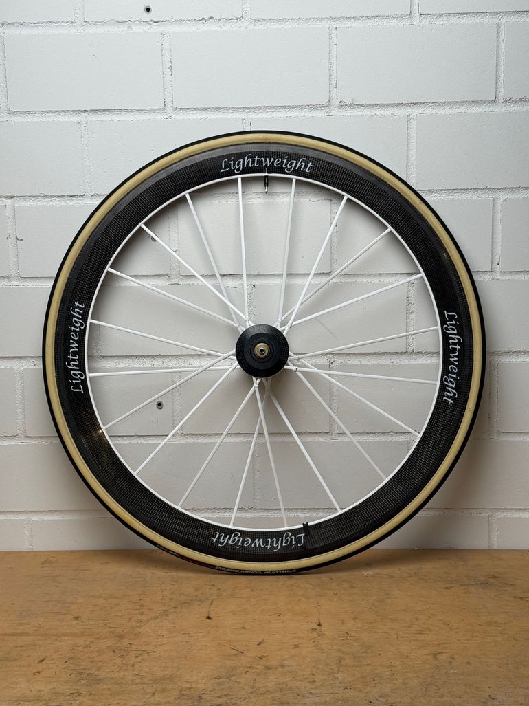 Lightweight Standard 3, Special White Edition 20/20, 11fach Shimano, Tubular bike d'occasion — image 3 sur 19