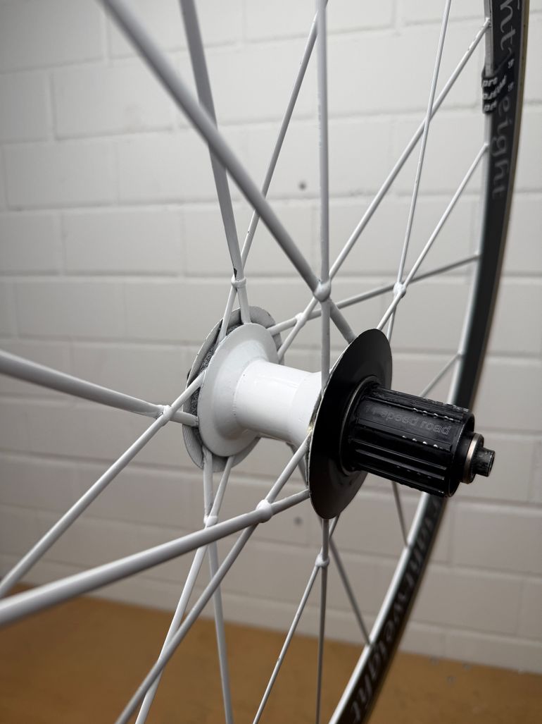 Lightweight Standard 3, Special White Edition 20/20, 11fach Shimano, Tubular bike d'occasion — image 18 sur 19
