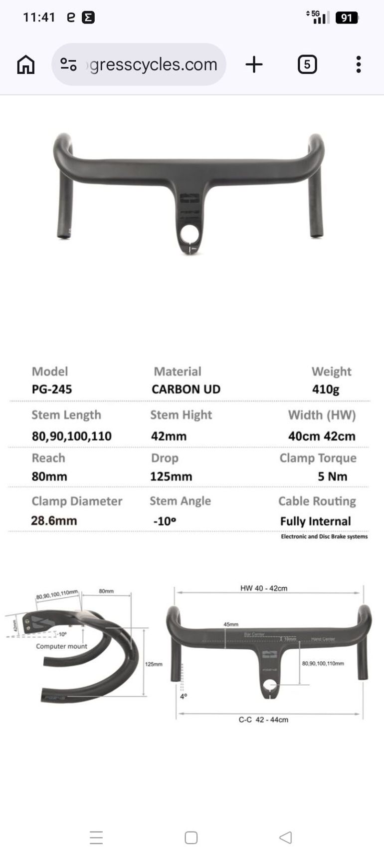 Used PROGRESS PG-245 Road Cokpit bike — image 4 of 4