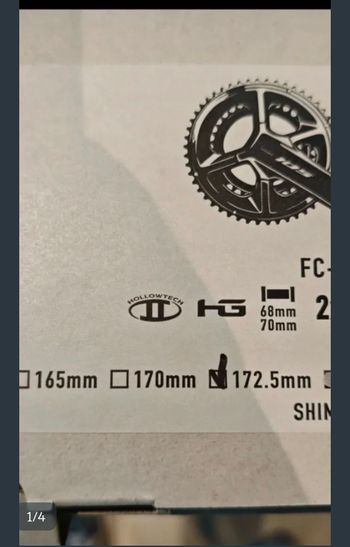 Used Shimano 105 FC-R7100 Crankset 2026 bike