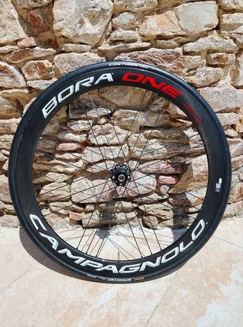 Used Campagnolo Bora One 50mm Rear Wheel Tubular bike — image 4 of 4
