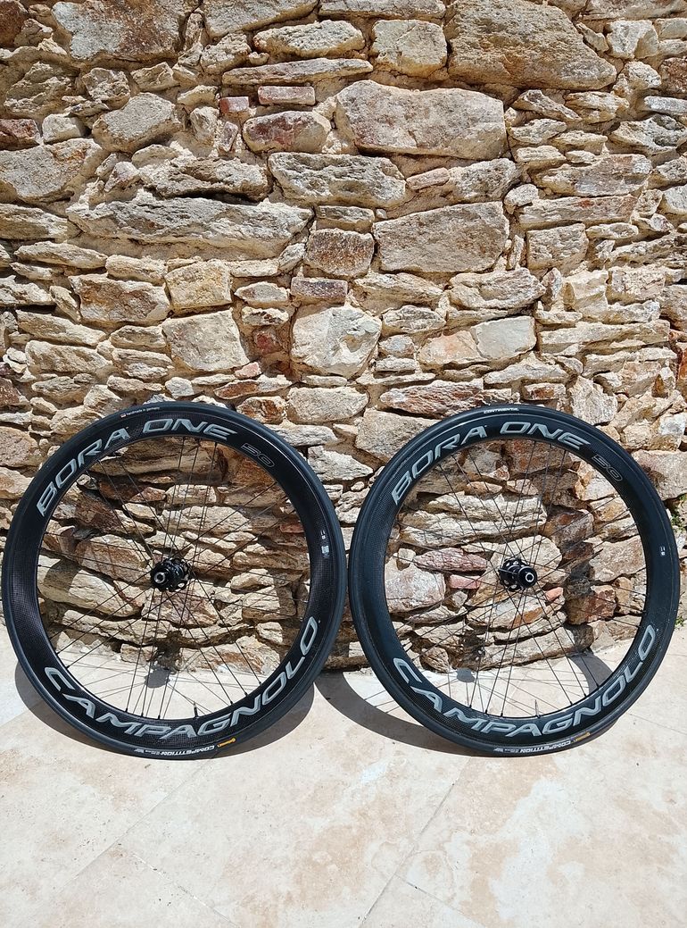 Used Campagnolo Bora One 50mm Tubular Wheels bike — image 2 of 5