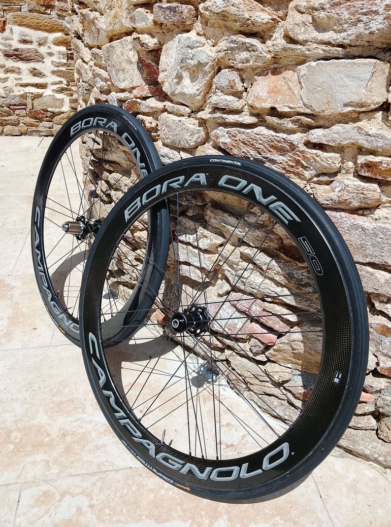 Used Campagnolo Bora One 50mm Tubular Wheels bike — image 4 of 5