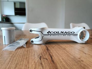 Used Colnago ST02 Handle Stem White Aluminium 7075 130mm 2020 Cockpit