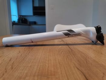Colnago CLX V1-R C40 Carbon Seatpost 27.2 300mm White 2006 bike d'occasion — image 4 sur 15