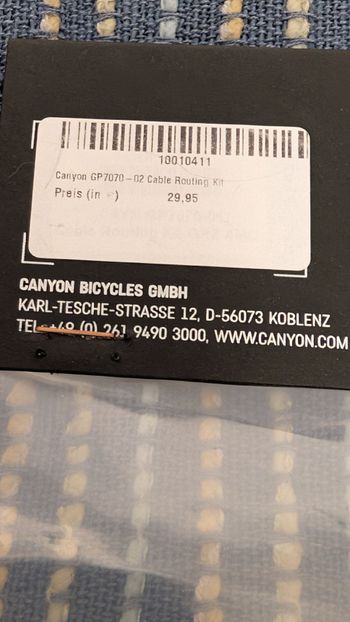 Tweedehands Canyon GP7070-02 Cable Routing Kit 2026 bike — afbeelding 4 van 4