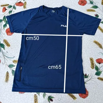 Used Fila T-Shirt Sportiva Uomo Tessuto Tecnico Taglia 48 bike — image 14 of 15